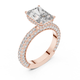 Gold Pendant 9-10036L_SS4, Rose Gold, view 2