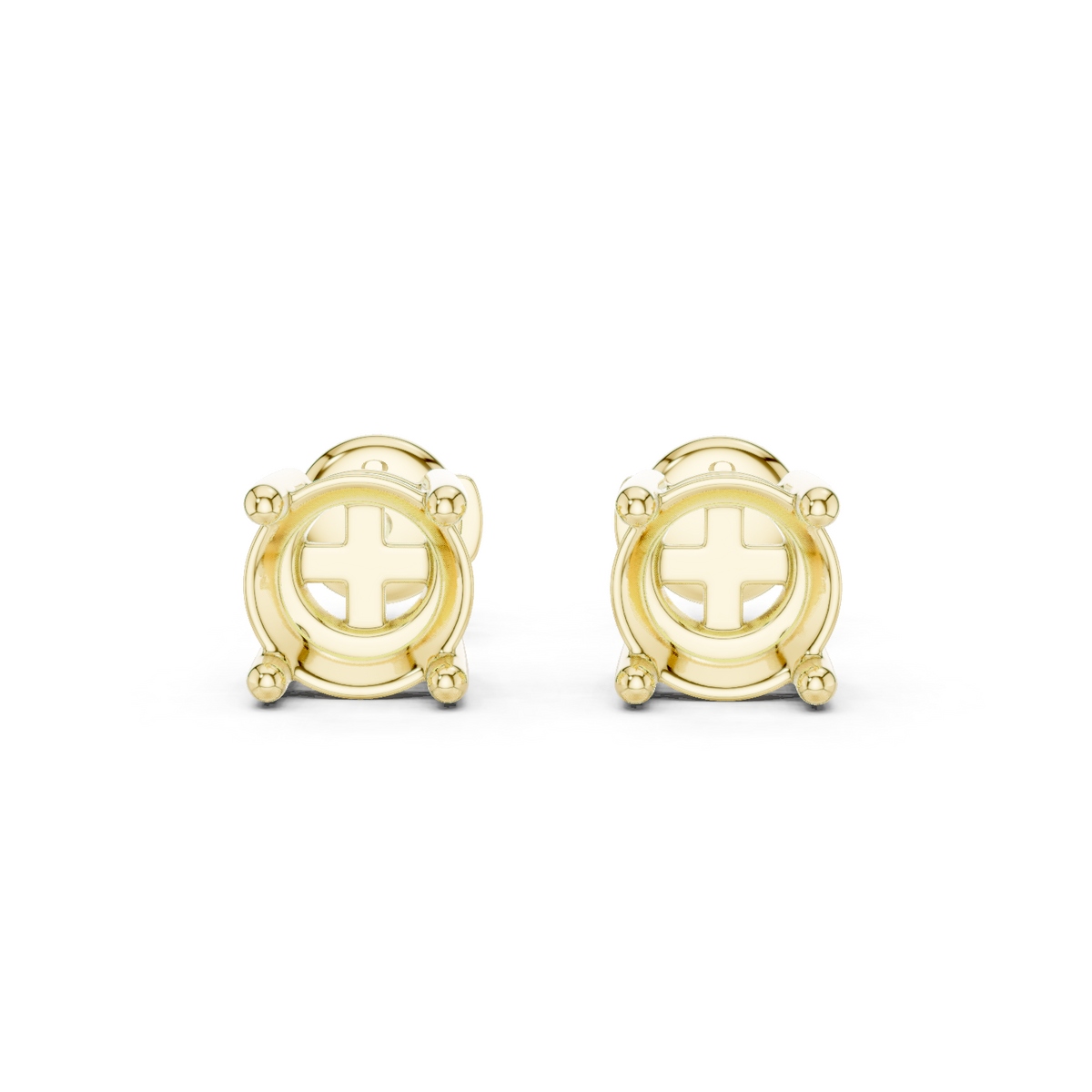 Gold Earrings SBER(8), Yellow Gold