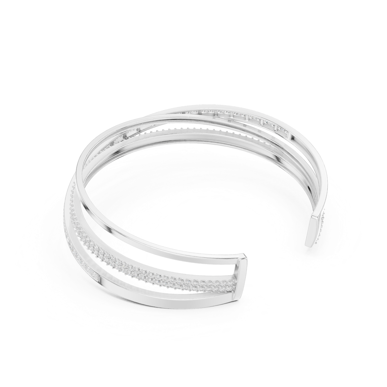 Gold Bracelet SBWB (3), White Gold, view 2