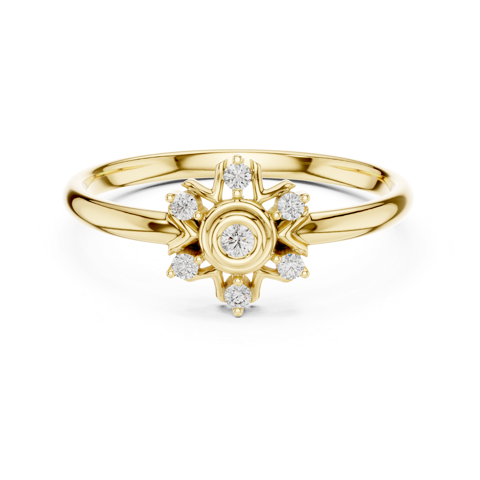 Gold Ring 1 (406), Yellow Gold, view 4