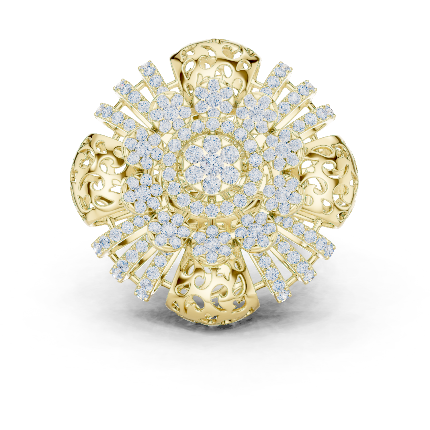 Gold Ring DDLR-774, Yellow Gold
