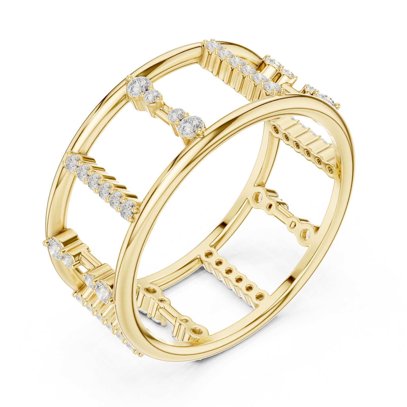 Gold Ring SBWR(48), Yellow Gold, view 2