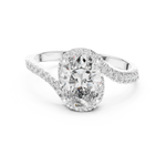 Gold Ring 00001L (48), White Gold
