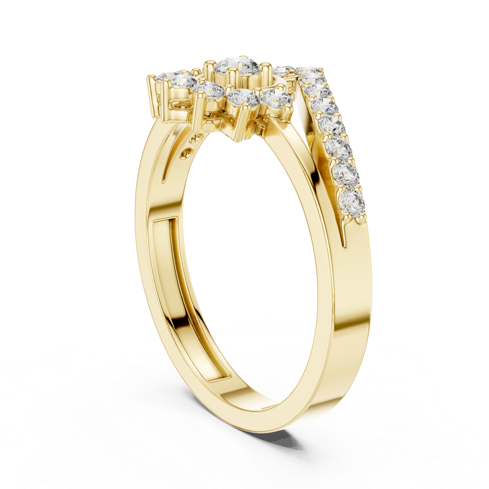 Gold Ring ALR-159, Yellow Gold