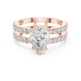 Gold Ring DDLR-1094, Rose Gold, view 4