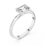 Gold Ring DDLR-1076, White Gold, view 2