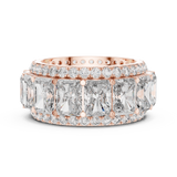 Gold Ring DDLR-243, Rose Gold, view 3