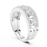 Gold Ring DDLR-775, White Gold, view 1