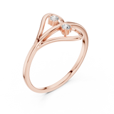 Gold Ring 1 (246), Rose Gold, view 2