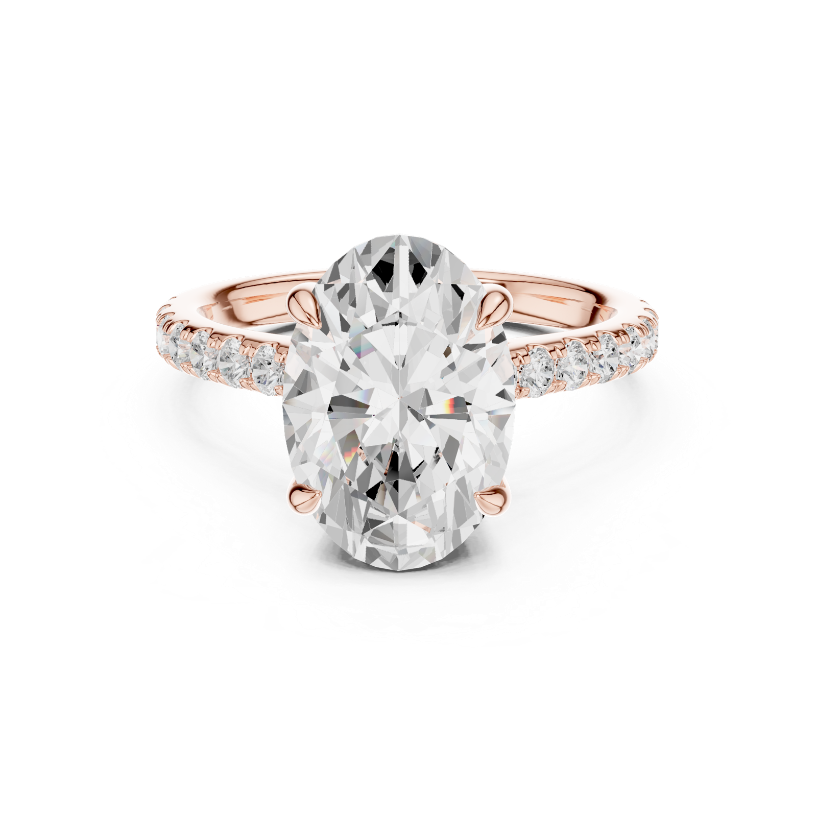 Gold Ring DDLR-1027, Rose Gold
