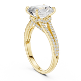 Gold Ring DDLR-252, Yellow Gold, view 1