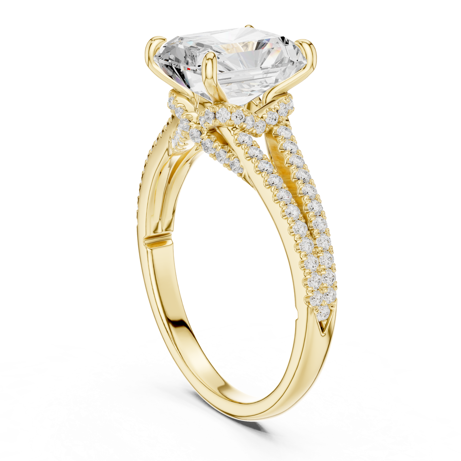 Gold Ring DDLR-252, Yellow Gold, view 1