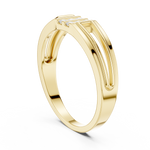 Gold Ring DR-6265, Yellow Gold, view 1