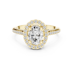 Gold Ring DDLR-415, Yellow Gold, view 4