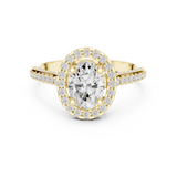 Gold Ring DDLR-415, Yellow Gold, view 4