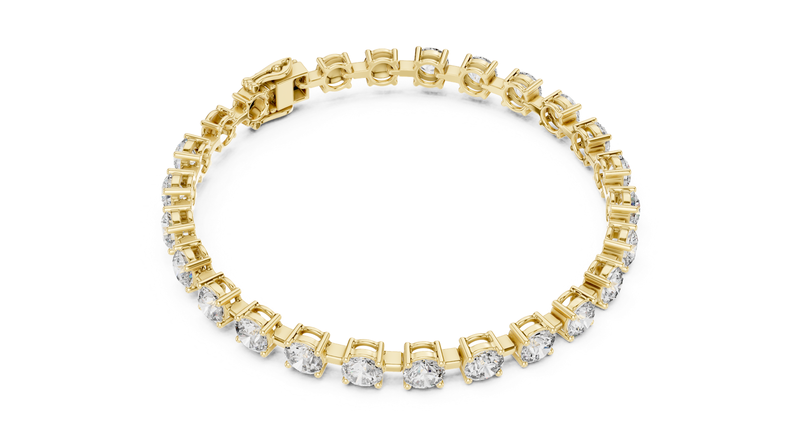 Gold Bracelet FBR0263-3, Yellow Gold, view 2