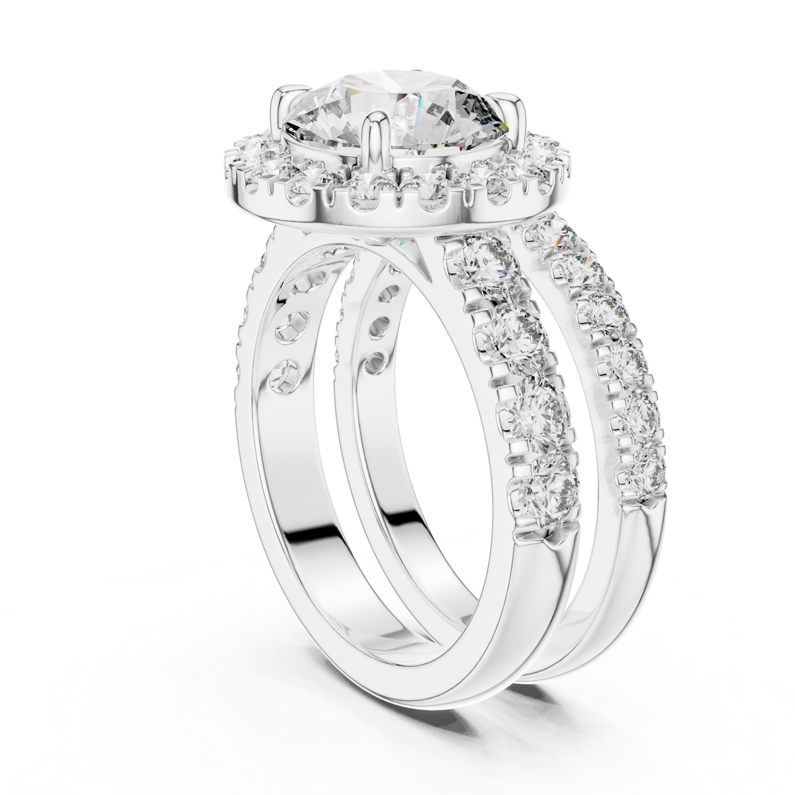 Gold Ring DDLR-007, White Gold