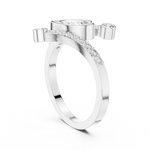 Gold Ring ALR-276, White Gold