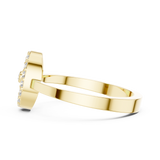 Gold Ring R28, Yellow Gold, view 3