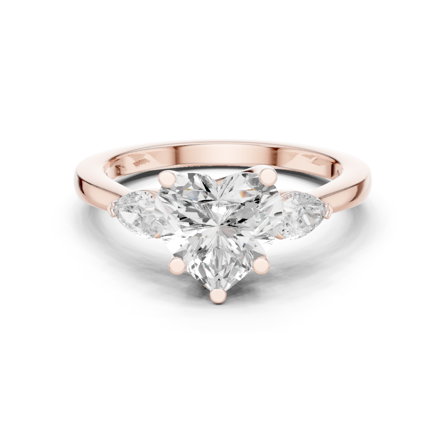 Gold Ring DDLR-270, Rose Gold