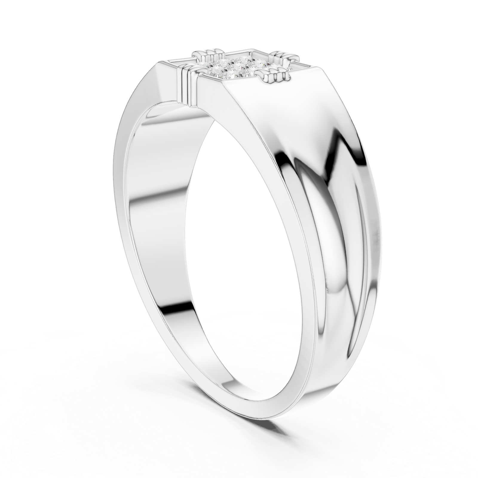 Gold Ring DR-6264, White Gold