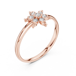 Gold Ring Ledis Ring, Rose Gold, view 2