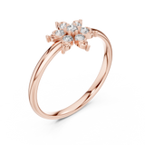 Gold Ring Ledis Ring, Rose Gold, view 2