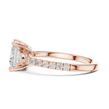 Gold Ring DDLR-861, Rose Gold, view 3