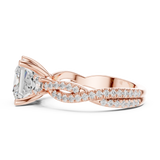Gold Ring DDLR-1038, Rose Gold, view 3