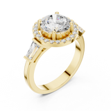 Gold Ring DDLR-342, Yellow Gold, view 2