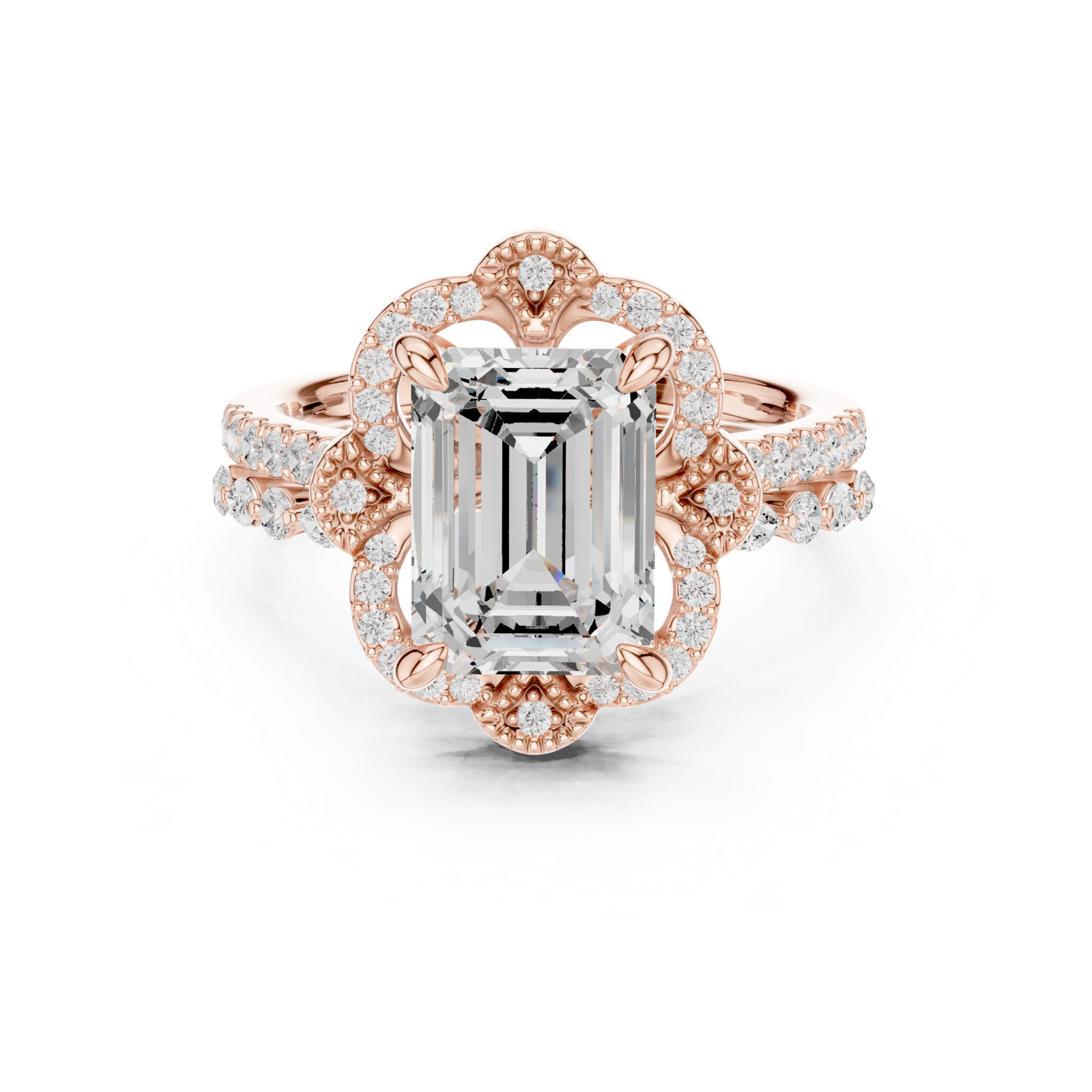 Gold Ring DDLR-442, Rose Gold