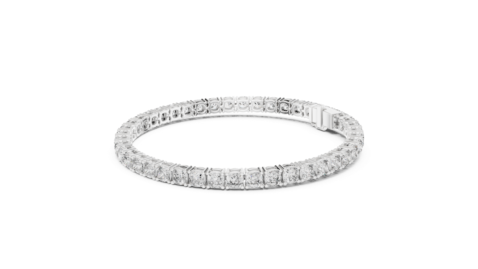 Gold Bracelet GLBR-0012, White Gold, view 1