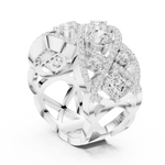 Gold Ring DDLR-460, White Gold