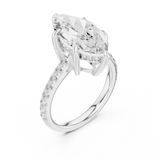 Gold Ring DDLR-1026, White Gold, view 2