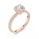 Gold Ring LR-0241, Rose Gold, view 2