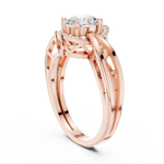 Gold Ring DDLR-494, Rose Gold
