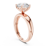 Gold Ring DDLR-710, Rose Gold, view 1