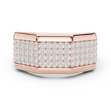 Gold Men's Ring GGR-0004, Rose Gold