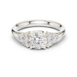 Gold Ring DDLR-678, White Gold