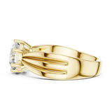 Gold Ring LR-0154, Yellow Gold, view 3