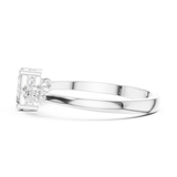 Gold Ring HLR-68, White Gold, view 3