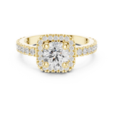 Gold Ring DDLR-314, Yellow Gold, view 4