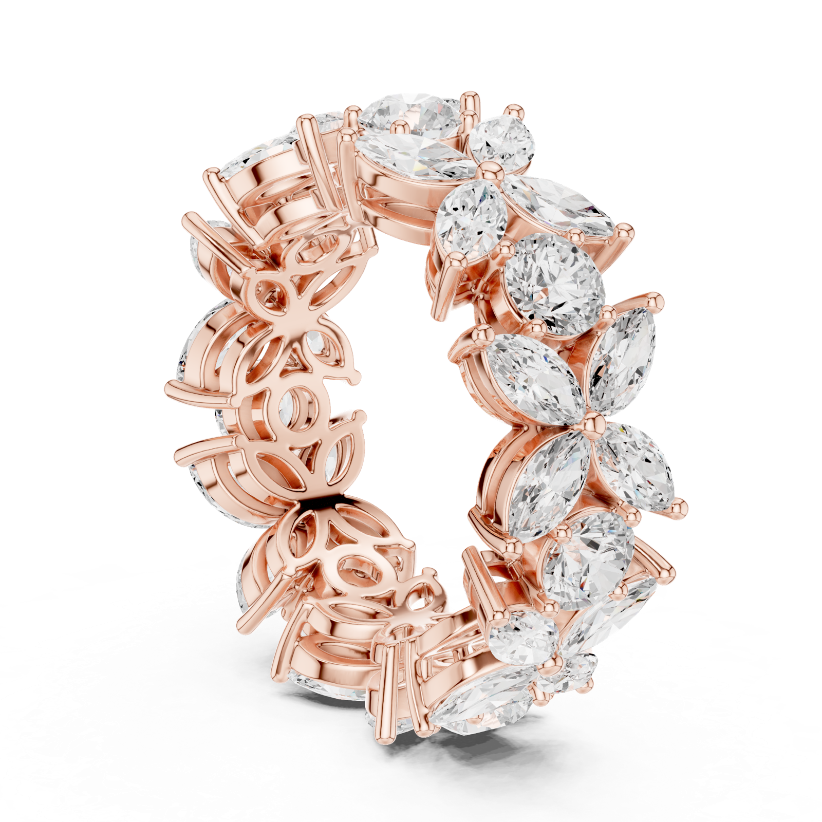 Gold Ring DDLR-439, Rose Gold