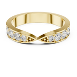 Gold Ring AOMLR105131, Yellow Gold, view 4