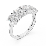 Gold Ring DDLR-320, White Gold, view 2