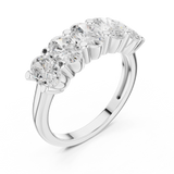 Gold Ring DDLR-320, White Gold, view 2