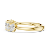 Gold Ring DDLR-580, Yellow Gold, view 3