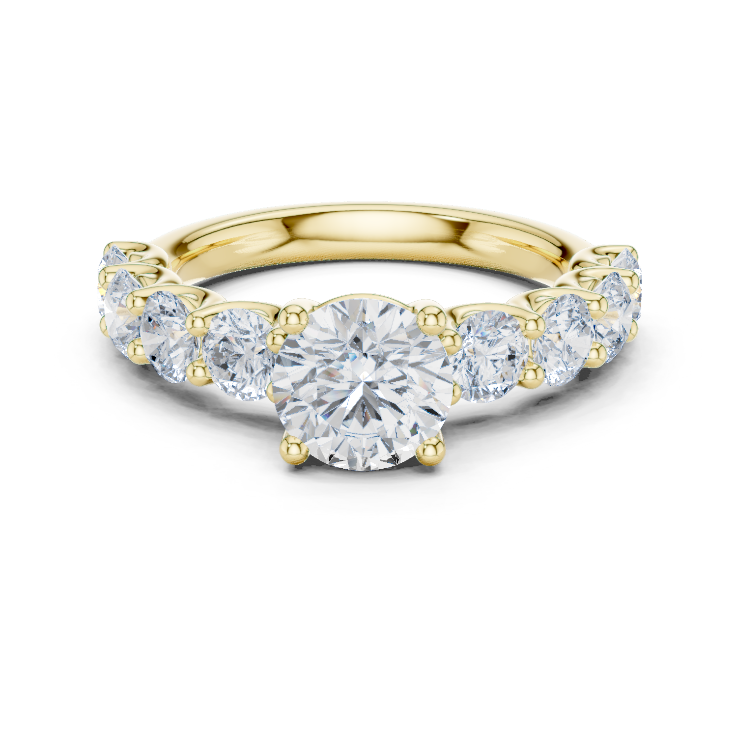 Gold Ring DDLR-657, Yellow Gold