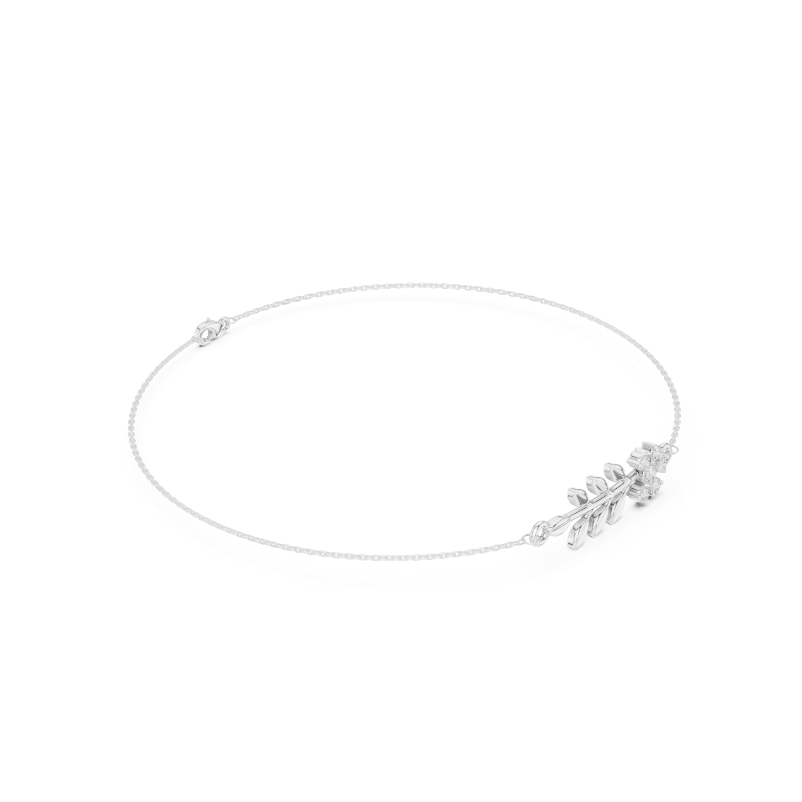 Gold Bracelet SBWB (2), White Gold, view 1