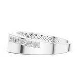 Gold Ring DDLR-389, White Gold, view 3